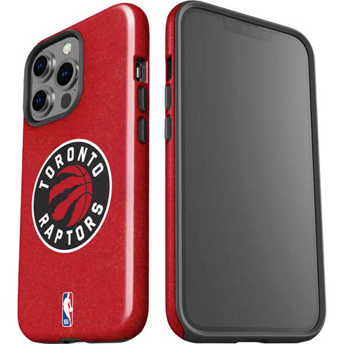 NBA Toronto Raptors Distressed iPhone 15 Pro Impact Case